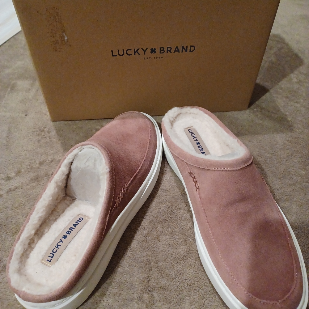 Luck Brand Antler Oiled Suede Slipper - Picture 6 of 6